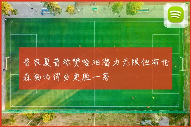 香农夏普称赞哈珀潜力无限但布伦森场均得分更胜一筹